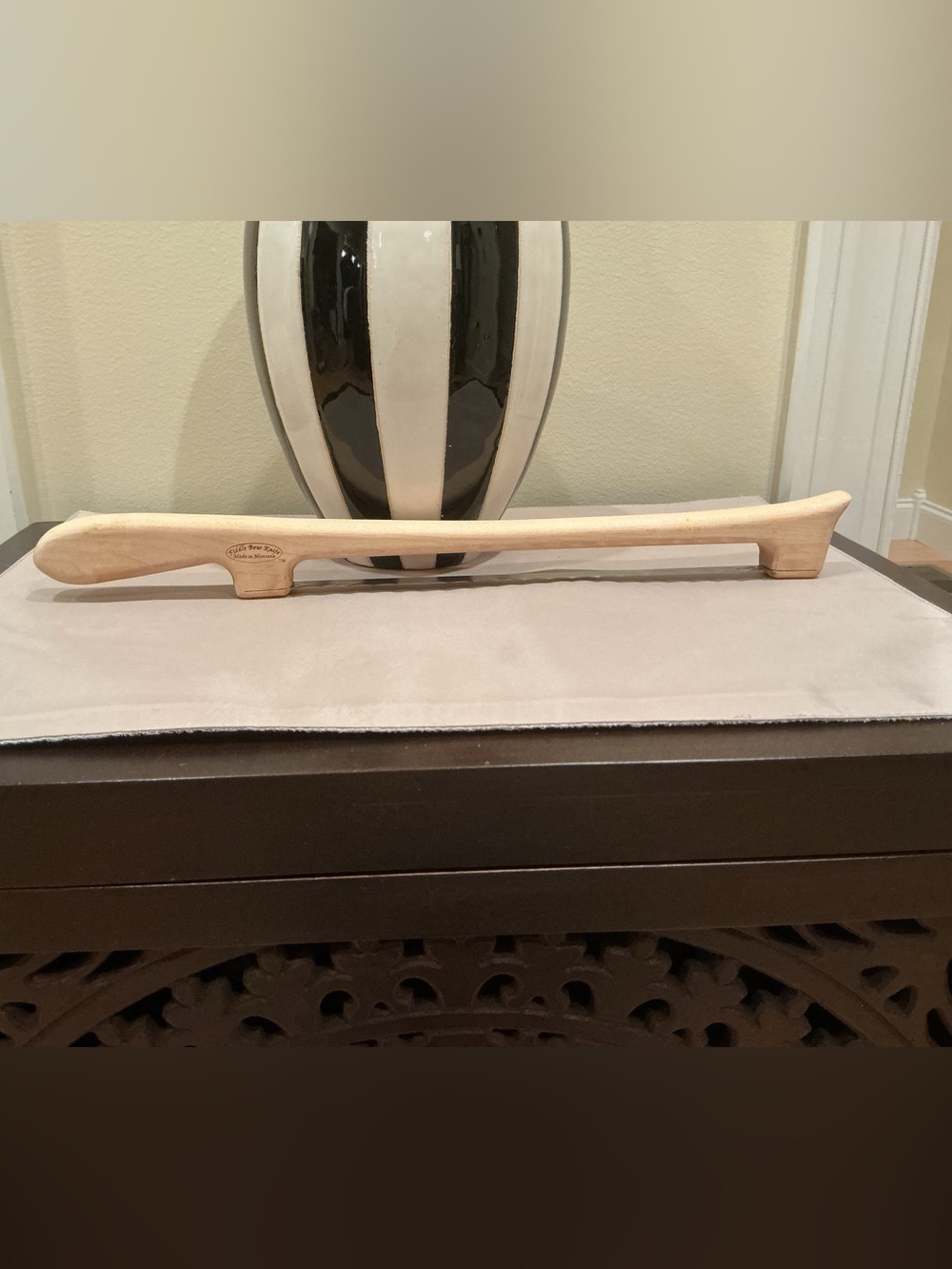 Vintage Fiddle Bow Bread Knife. Handcrafted in Montana